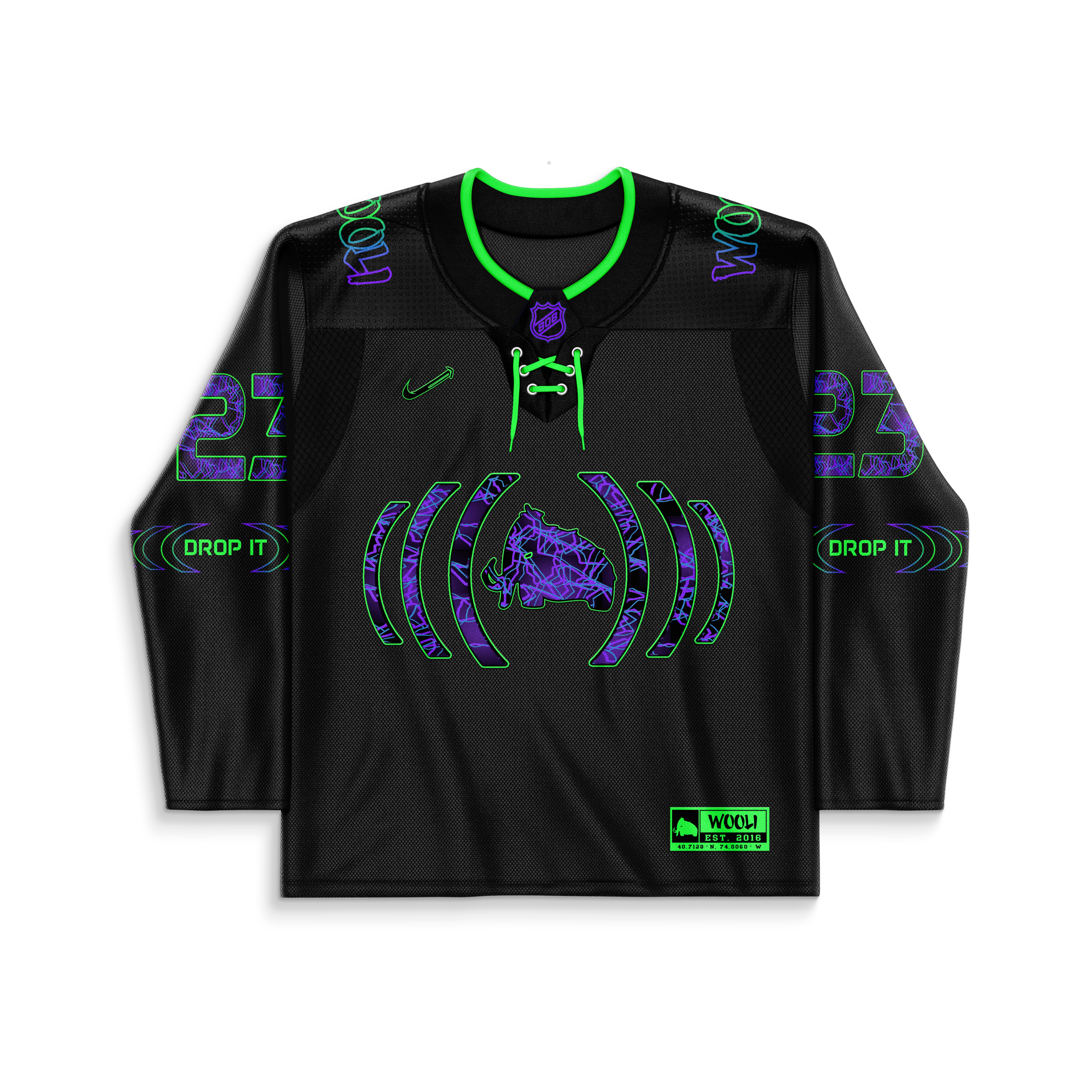 WOOLI DROP IT HOCKEY JERSEY