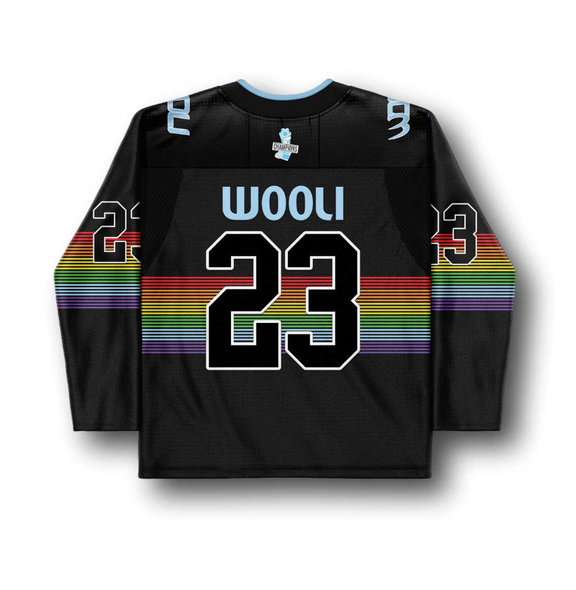 WOOLI DENVER CHAMPS HOCKEY JERSEY (WE FUCKED UP)