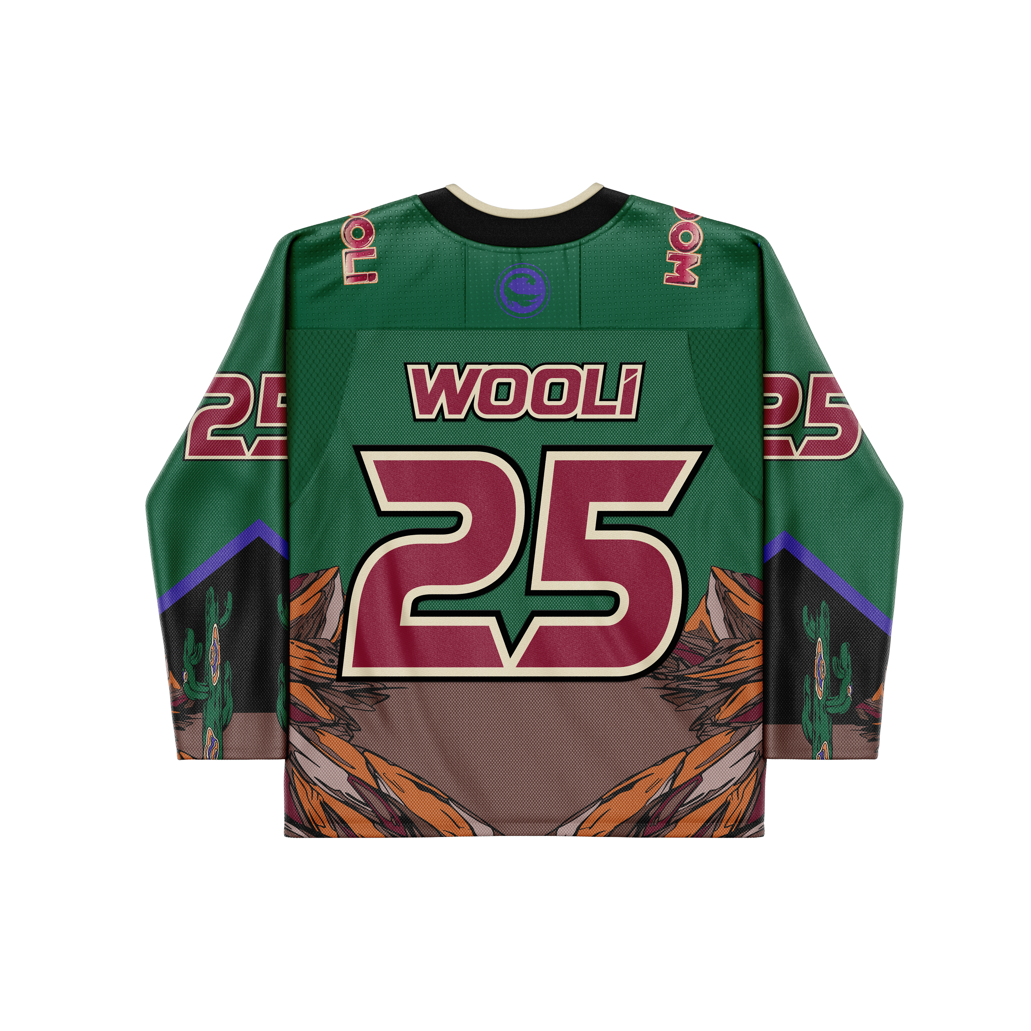 WOOLI DESERT GREEN HOCKEY JERSEY (PRE-ORDER)
