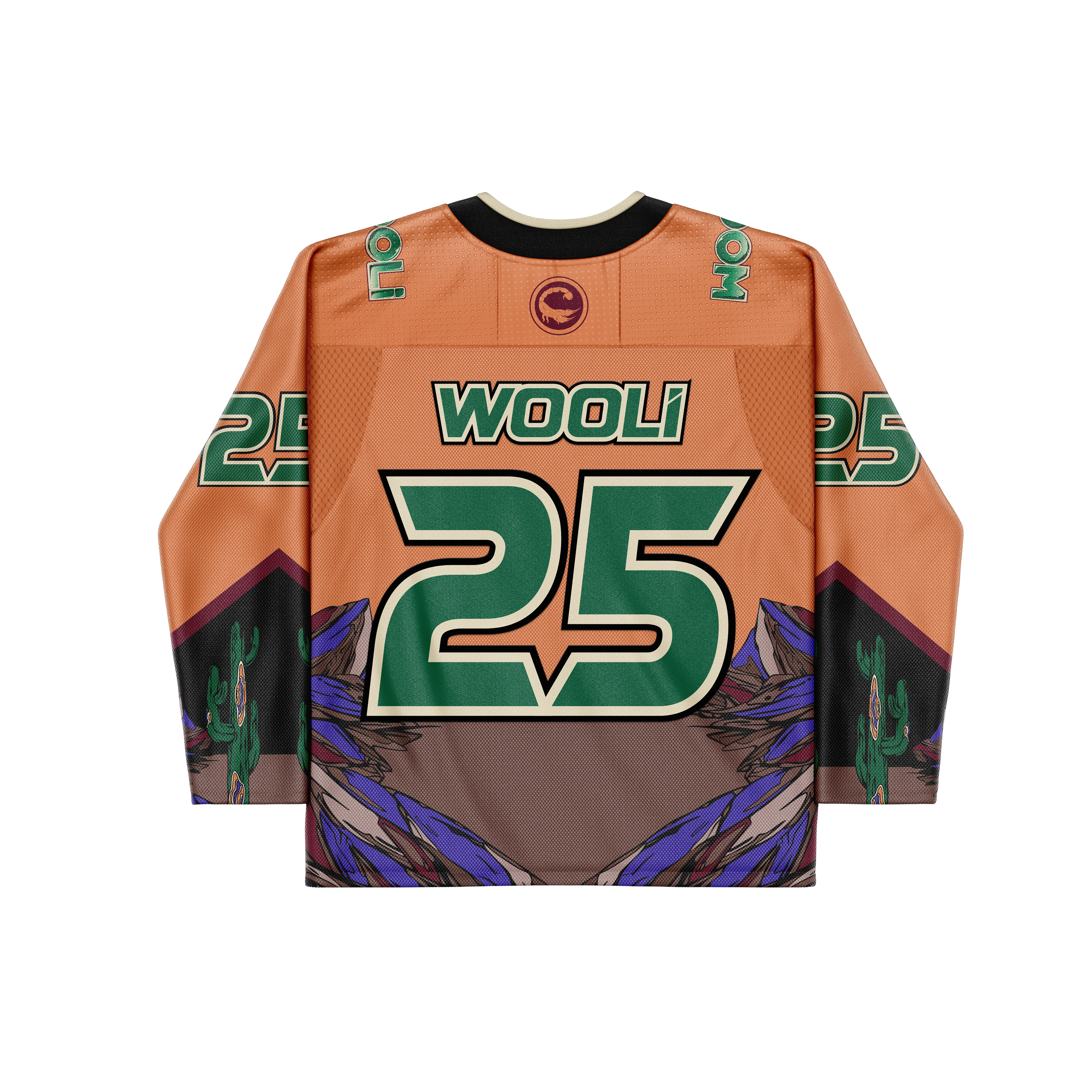 WOOLI DESERT ORANGE HOCKEY JERSEY (PRE-ORDER)