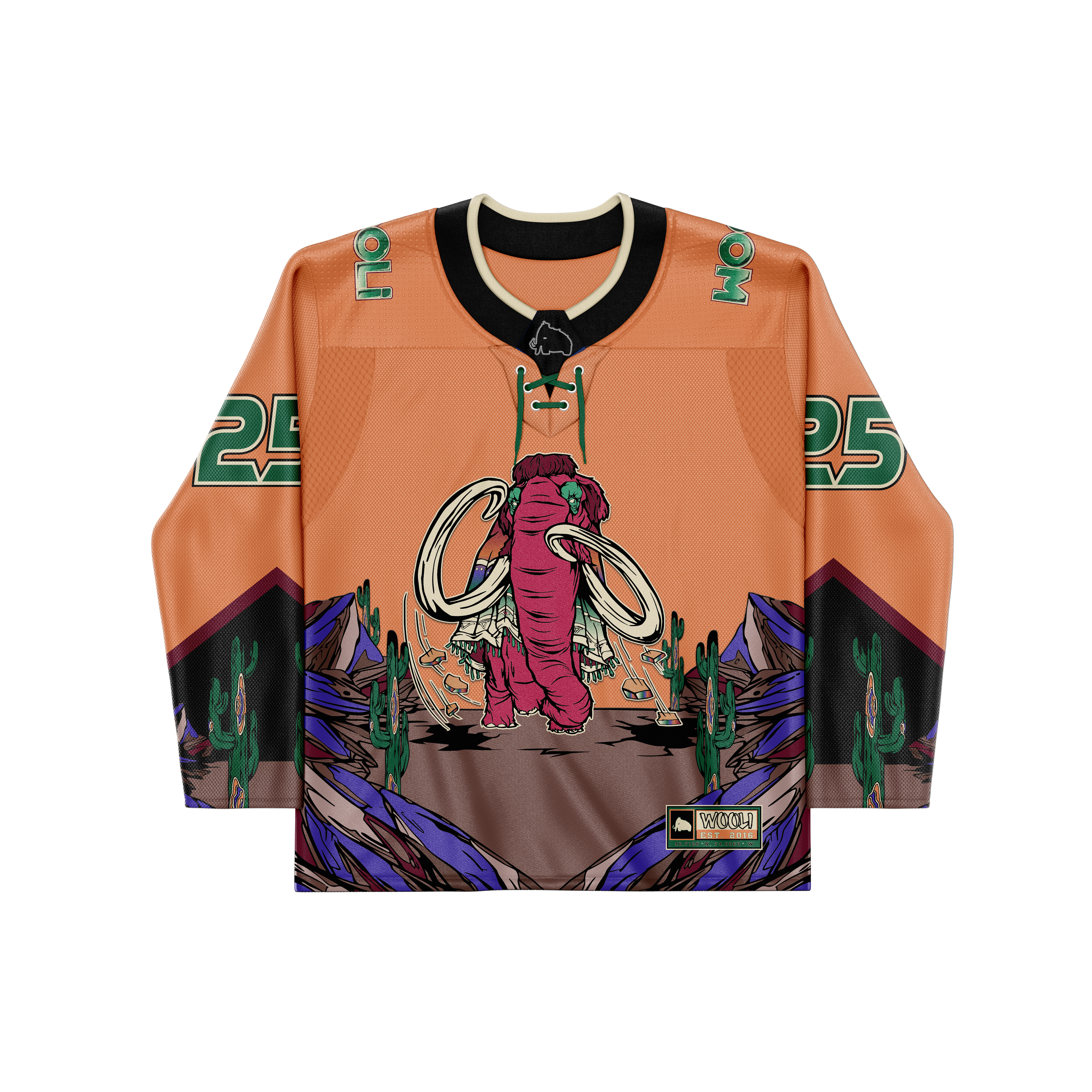 WOOLI DESERT ORANGE HOCKEY JERSEY (PRE-ORDER)