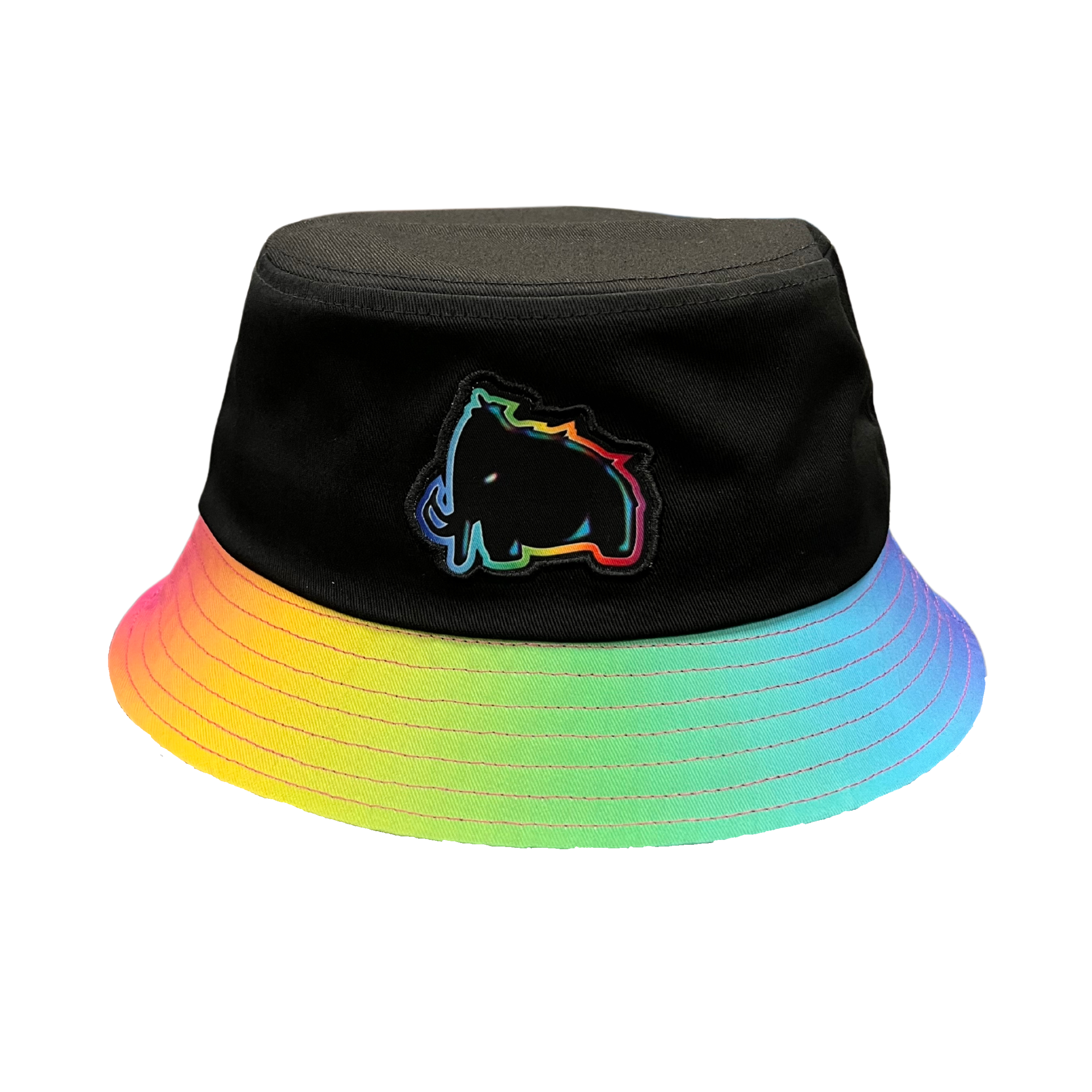 WOOLI RAINBOW BUCKET HAT